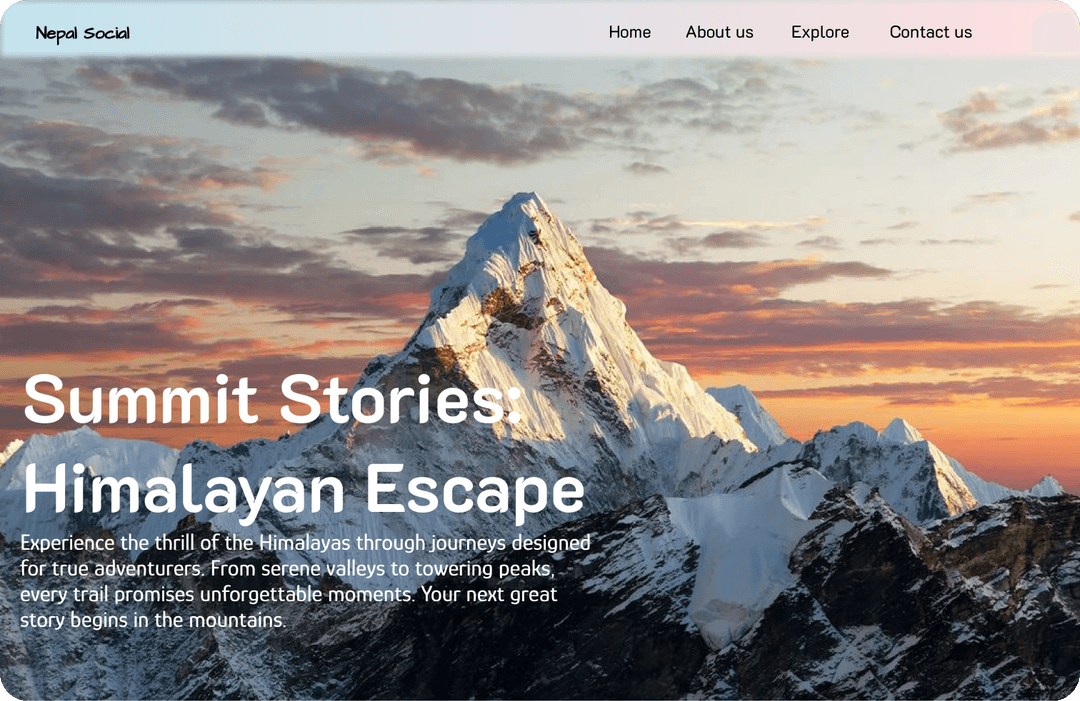 Summit Stories: Himalayan Escape